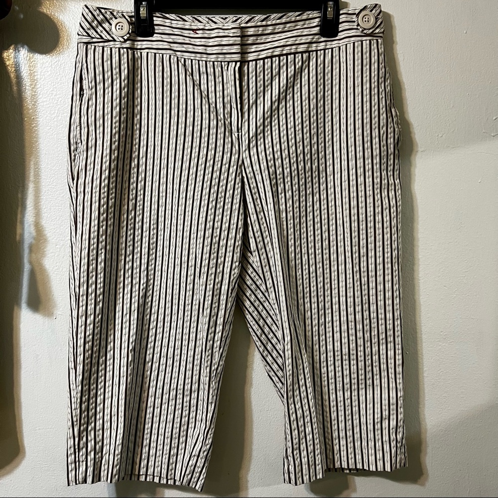 Tweeds striped capri pants size 14
